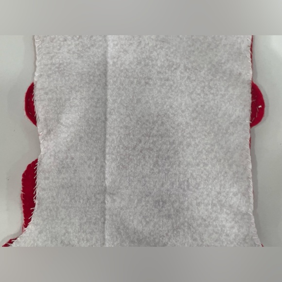 Bucilla 18” Felt Christmas Stocking “Gingerbread House” 85102 Completed - Picture 7 of 8